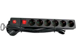 E-GREEN naponski produzni 3m crni