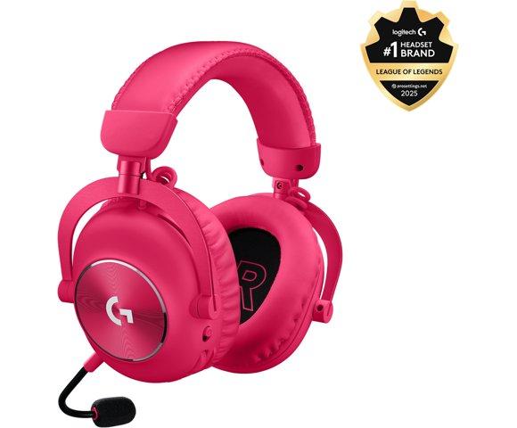 Logitech PRO X2 Lightspeed Magenta slušalice - slika 2