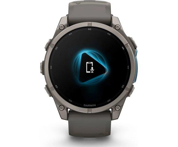 GARMIN Fenix 9 47mm Titanium Pebble Gray smartwatch - slika 6