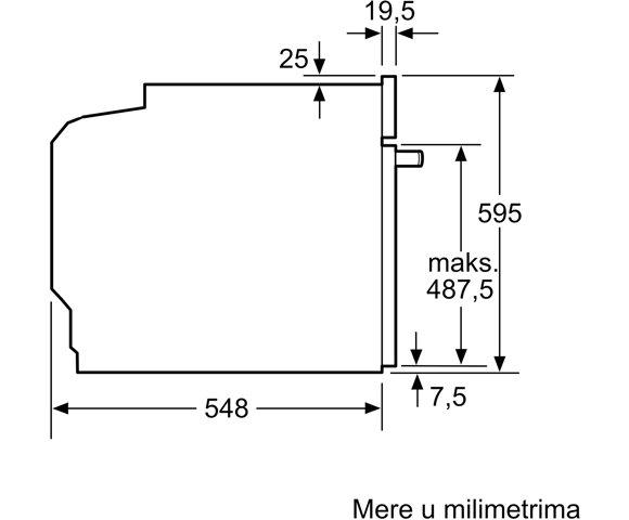 Bosch HBG536EB4 ugradna rerna - slika 8
