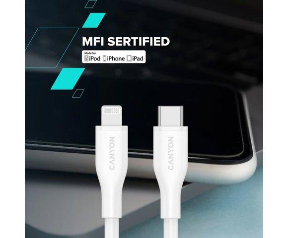 Canyon USB-C 2m 100W pleteni kabl - slika 6