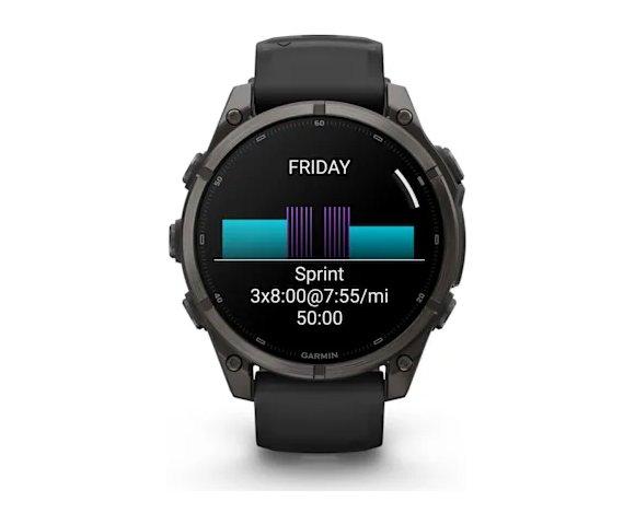 GARMIN Fenix 9 47mm Carbon Grey DLC Titanium smartwatch - slika 8