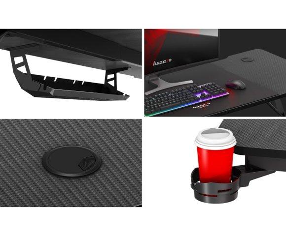 Huzaro Hero 3.3 Black gaming sto - slika 10