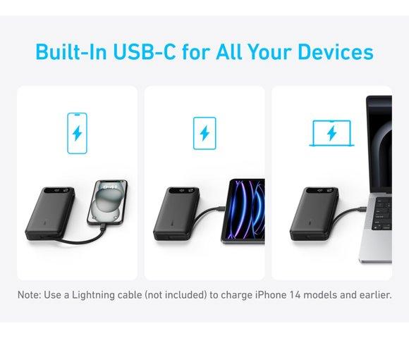 Anker USB-C Power Bank 20K Black - slika 5