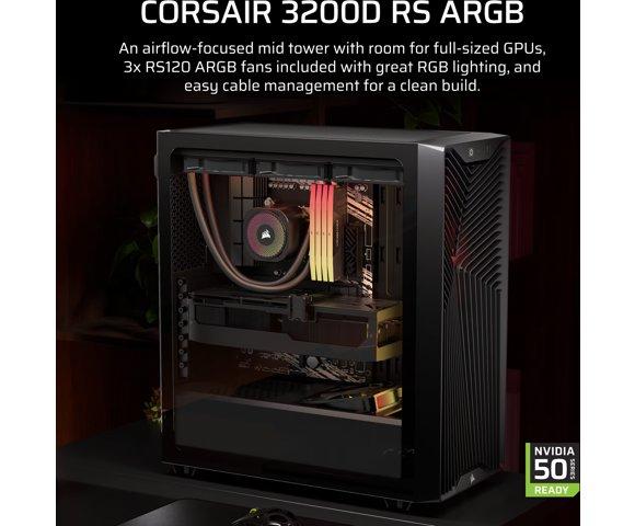 Corsair 3200D RS ARGB Black kućište - slika 2