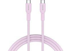 Canyon OnWire 60CL Pink USB-C 60W 1m pleteni kabl