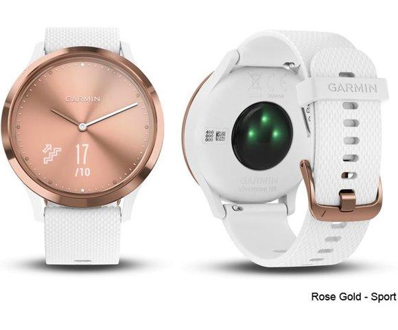 Garmin Vivomove HR Sport S M Rose Gold - slika 4