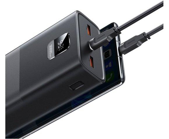 USAMS 30000mAh 65W Black powerbank - slika 3