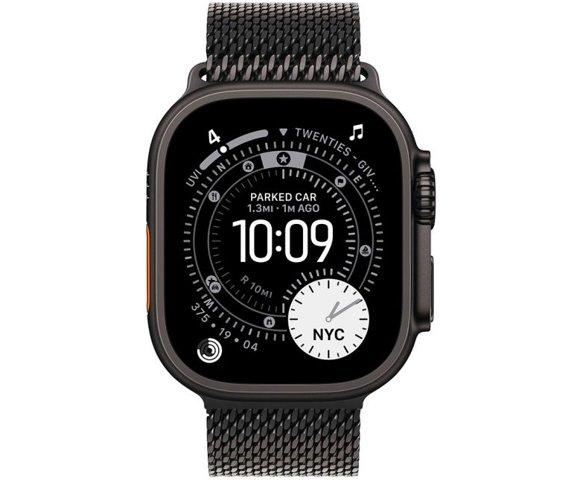Apple Watch Ultra 3 Cellular 49mm Black Titanium (Black Titanium Milanese Loop) - slika 2