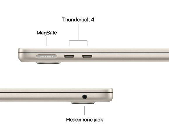 Apple MacBook Air 13 STARLIGHT M5-10C GPU-8C 16GB 512GB - slika 3
