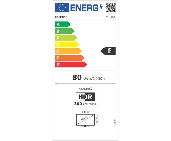 Hisense 65-inch UR9S RGB MiniLED Smart TV 4K 170 Hz  - slika 17