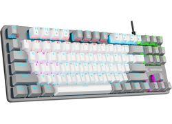 Rampage SNUG K14 (Red Switch) White tastatura