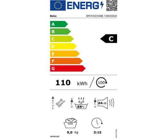 Beko BM5T692C9WBB mašina za sušenje - slika 7