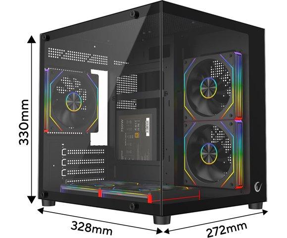 Rampage LUMID V2 750W kućište - slika 2