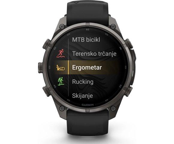 GARMIN Fenix 9 Pro inReach 47mm Titanium Grey smartwatch - slika 6