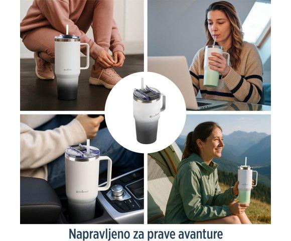 Rosmarino MegaCup Ombre 580ml siva termos - slika 6