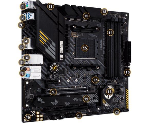 ASUS TUF GAM B450M-PRO S - slika 3