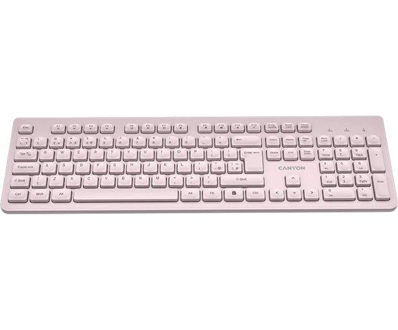 Canyon HKB-W01 Grey tastatura - slika 2