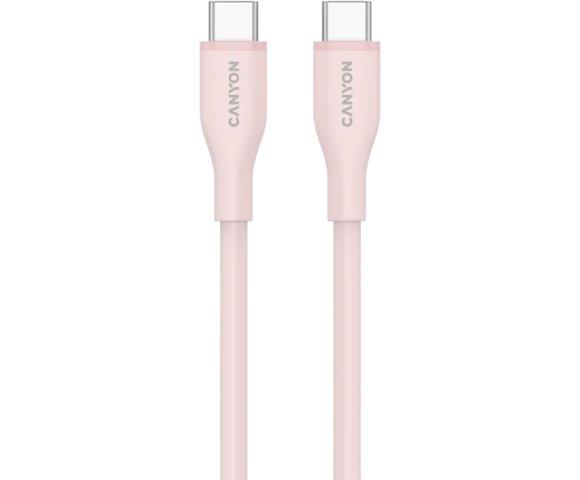 Canyon OnWire 60SC Pink USB-C 60W 1m kabl - slika 2