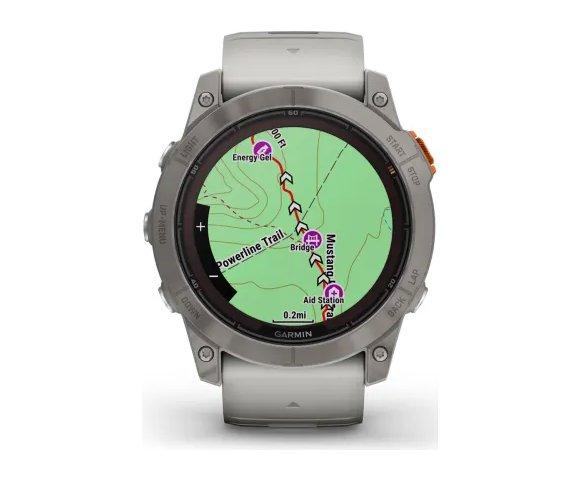 Garmin fenix 7X Pro Sapphire Solar Edition 51mm - Titanium Fog Gray - slika 8