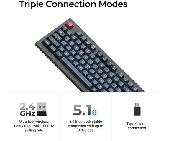 Keychron V5 Max bežična tastatura (V5M-D3) - slika 3