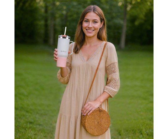 Rosmarino MegaCup Ombre 580ml siva termos - slika 7