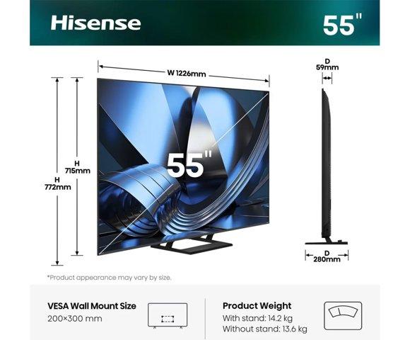 HISENSE 55U7SE televizor - slika 2