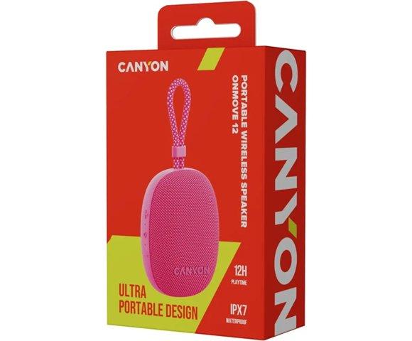 Canyon OnMove 12 Pink bluetooth zvučnik - slika 4