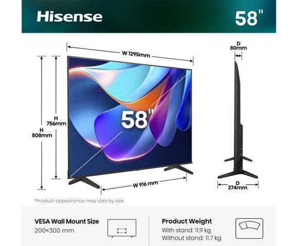 Hisense 58A6S televizor - slika 2