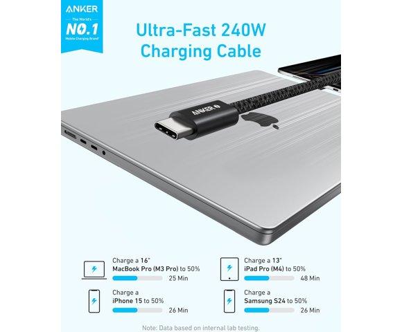 Anker Zolo USB-C 1m 240W Black - slika 3