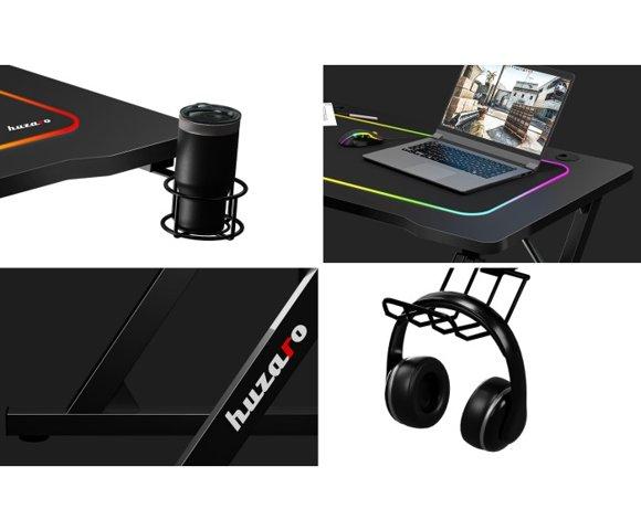 Huzaro Hero 1.8 Black gaming sto - slika 6