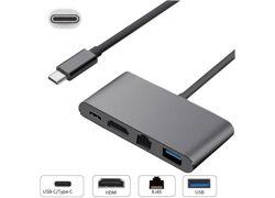 E-GREEN USB Tipc C - HDMI - RJ45