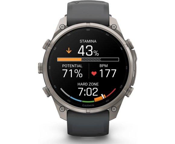 GARMIN Fenix 9 Pro inReach 47mm Titanium Grey smartwatch - slika 4