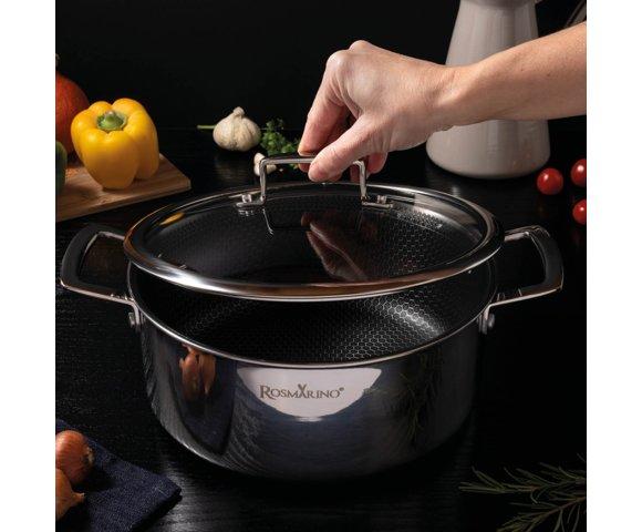 RosMarino HexaPRO Lonac sa poklopcem 24cm  - slika 7