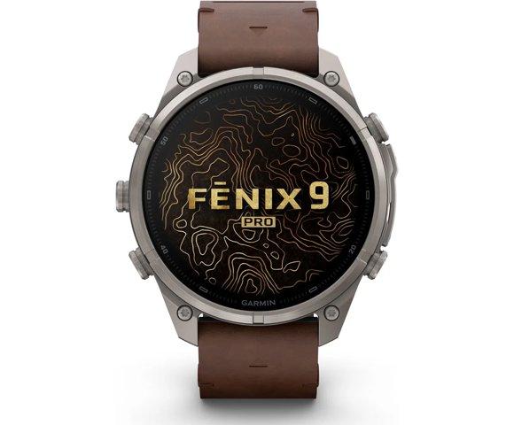 GARMIN Fenix 9 Pro inReach 47mm Titanium Brown smartwatch - slika 2