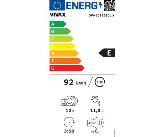 VIVAX DW-601262CL X mašina za pranje suđa - slika 2