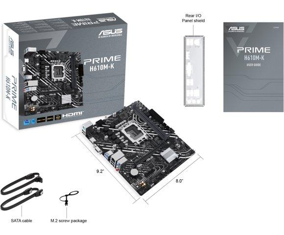 Asus PRIME H610M-K matična ploča - slika 7
