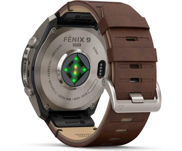 GARMIN Fenix 9 Pro inReach 51mm Titanium Grey smartwatch - slika 10