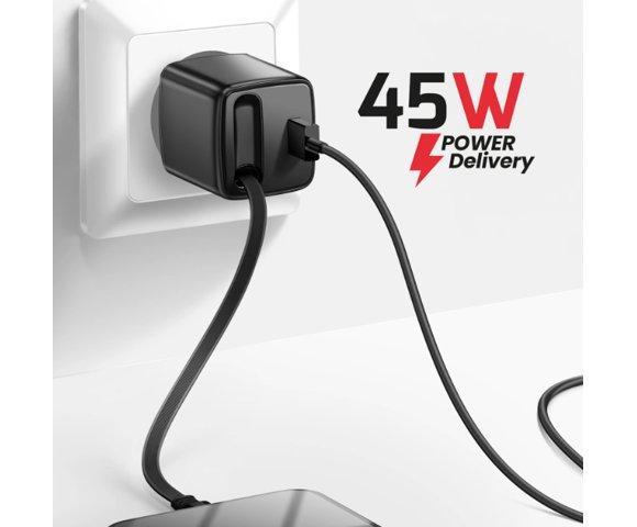 Swissten SlideCHARGE 45W Black punjač - slika 4
