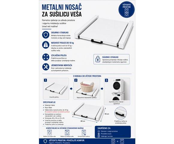 Ecolux nosač za mašinu za sušenje veša - slika 2