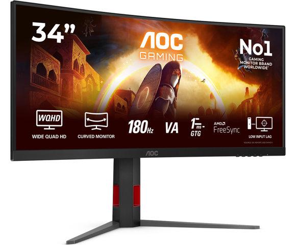 AOC CU34G4 gaming zakrivljeni monitor - slika 2