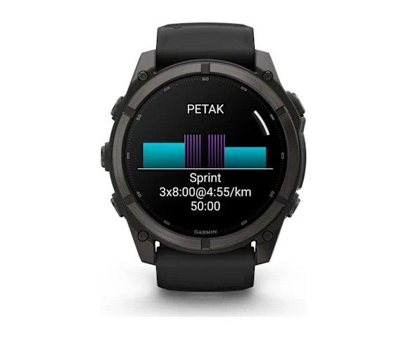 GARMIN Fenix 9 51mm DLC Titanium Carbon Gray smartwatch - slika 9