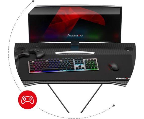 Huzaro Hero 1.4 Black gaming sto - slika 11