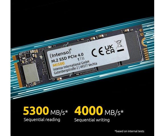 Intenso M.2 SSD PCIe 4.0 MI500 SSD disk - slika 3