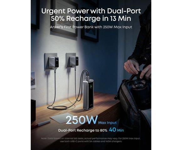 Anker Prime 26K Power Bank (300W) Black - slika 3