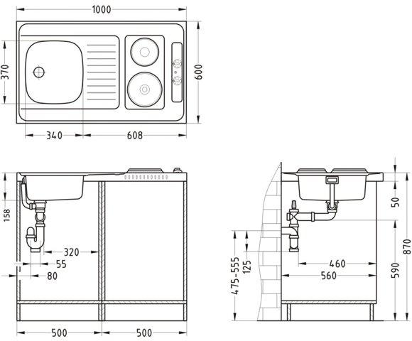 Alveus Combi Electra 100 kombinovana sudopera - slika 4