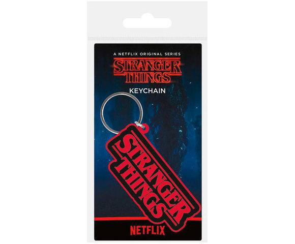 Pyramid Stranger Things Rubbber Keychain - slika 4