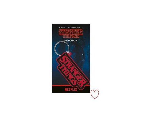 Pyramid Stranger Things Rubbber Keychain - slika 2