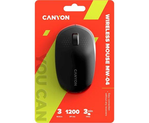 Canyon OnClick W04 Black bežični miš - slika 6