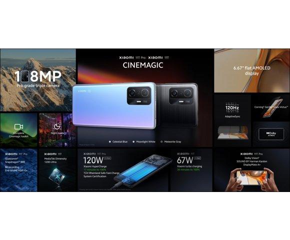 Xiaomi MI 11T PRO 8GB 128GB (CELESTIAL BLUE) - slika 2
